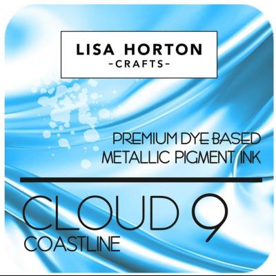 Lisa Horton Crafts Cloud 9 Metallic Pigment Ink Pad - Coastline